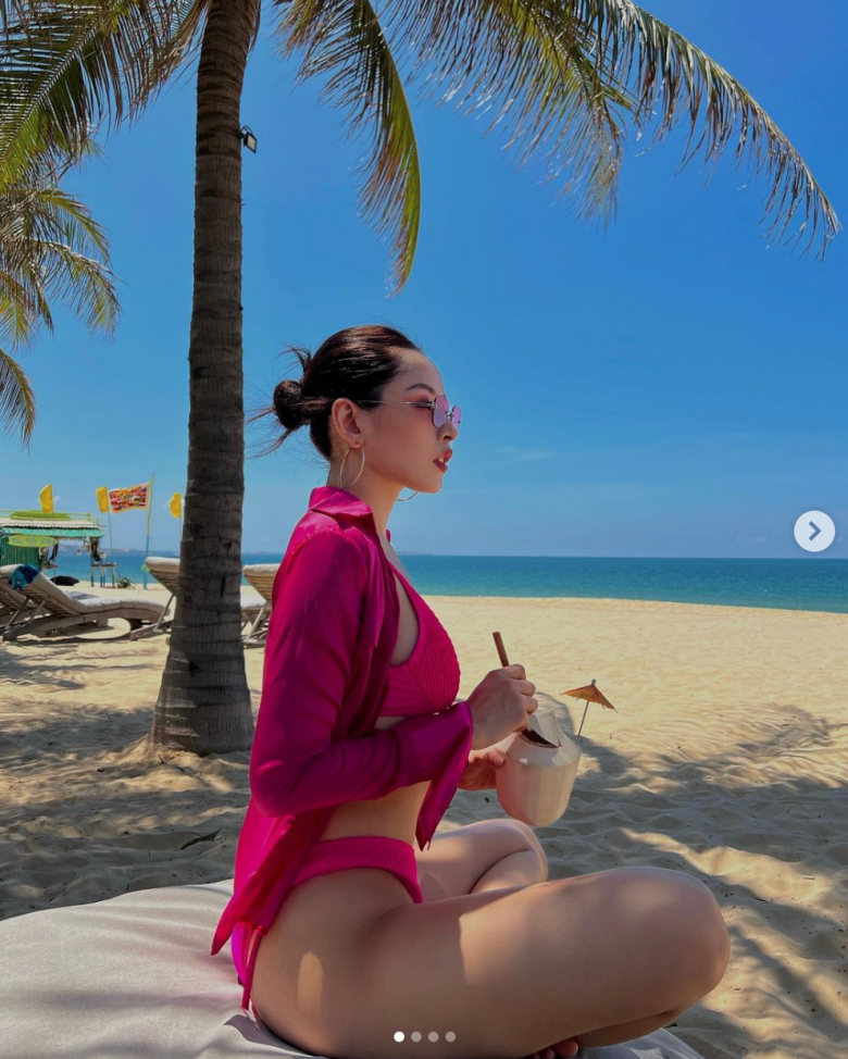 Mỹ nhân Việt được báo Trung khen đẹp nhất Việt Nam, đi biển mặc bikini mà che chắn tế nhị hết cỡ - 1