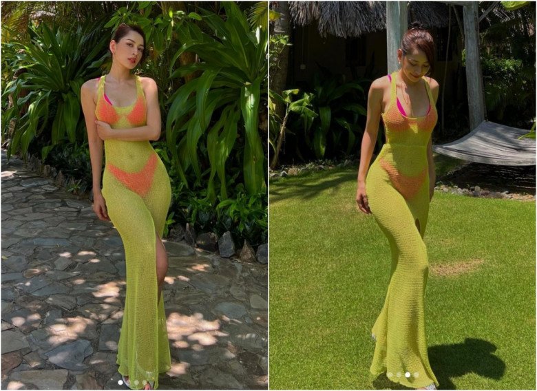 Mỹ nhân Việt được báo Trung khen đẹp nhất Việt Nam, đi biển mặc bikini mà che chắn tế nhị hết cỡ - 5