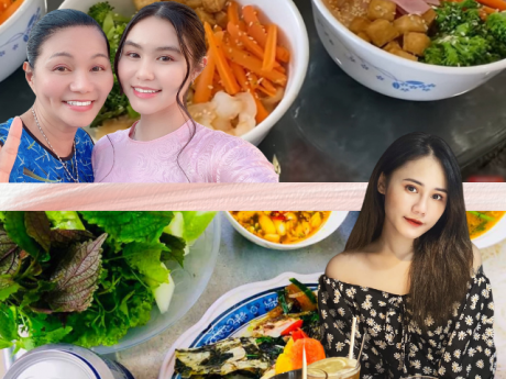 Vào bếp cùng Sao - Ái nữ GenZ nhà sao Việt  đã xinh đẹp còn nấu ăn ngon làm bố mẹ mát lòng: Có nàng được vợ ba của bố khen