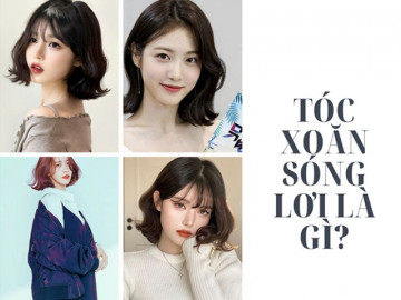 Tóc xoăn sóng lơi ngang vai: Top 20+ kiểu đẹp cho nàng dịu dàng