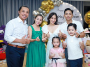 Tình cũ 11 năm và chồng sắp cưới cùng dự sinh nhật con gái Khánh Thi, cách Anna cười là điểm nhấn
