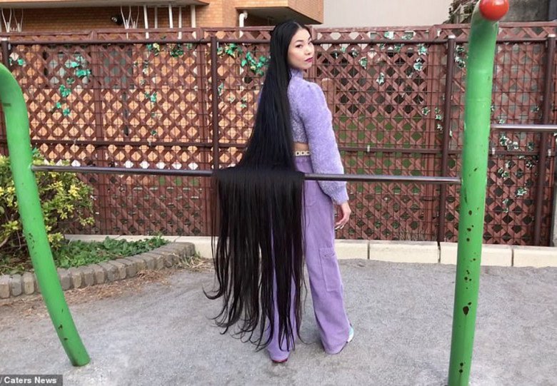 Cao 1m6 nhưng cô gái có mái tóc dài 2m1 làm chấn động mạng xã hội - 5