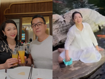 Lan truyền thông tin Hà Thanh Xuân mang bầu sau đám cưới với Vua cá Koi, có ảnh vòng 2 lùm lùm
