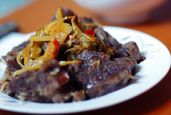 Cách làm bò kho gừng thêm sả, cà chua, nghệ thơm mềm cực hao cơm - 14