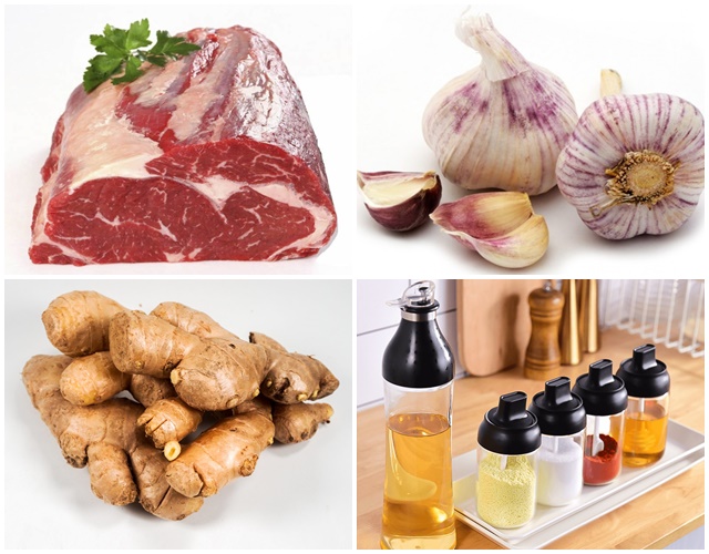 Cách làm bò kho gừng thêm sả, cà chua, nghệ thơm mềm cực hao cơm - 4