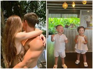 Sao Việt 24h: Hồ Ngọc Hà kỷ niệm 5 năm hôn nhau dưới mưa với Kim Lý, Lisa Leon sắp xa VN 1 tháng