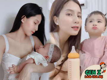 Gen Z làm mẹ đơn thân: Diễn viên Thiên An cùng con gái 1 tuổi làm idol Tóp Tóp hút triệu lượt xem