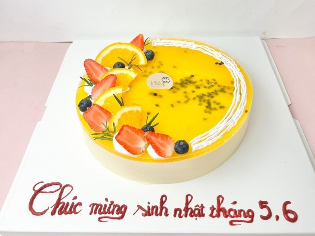 Bánh kem sinh nhật - Bánh Mousse Xoài Cam - FRIENDSHIP CAKES & GIFT