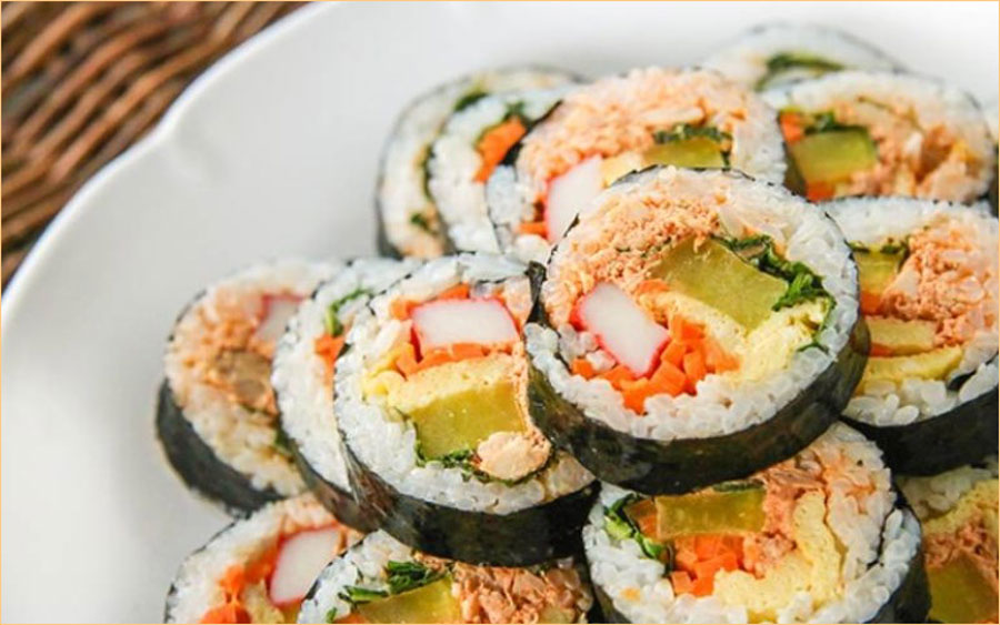 Cách làm kimbap ngon, không bị tanh chuẩn vị Hàn Quốc - 5