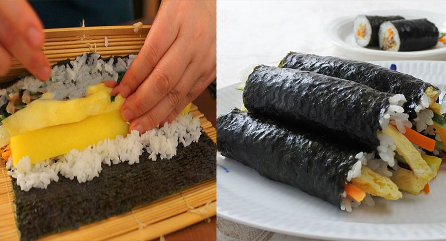 Cách làm kimbap ngon, không bị tanh chuẩn vị Hàn Quốc - 22