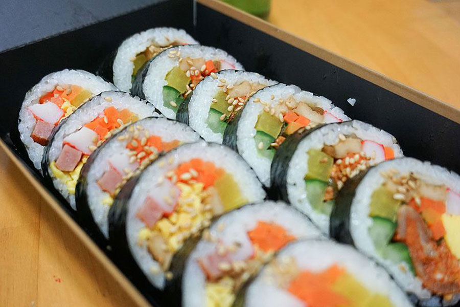 Cách làm kimbap ngon, không bị tanh chuẩn vị Hàn Quốc - 25