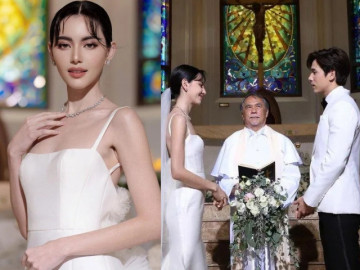 Ngôi sao 24/7: Ma nữ đẹp nhất Thái Lan diện váy cưới, bất ngờ chú rể không phải bạn trai hiện tại