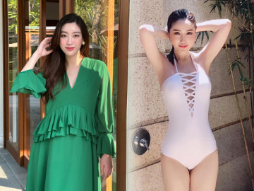 Nhan sắc loạt mỹ nhân qua lăng kính chồng: Đỗ Mỹ Linh bị soi nét mẹ bầu, Bảo Thy khoe trọn đường cong