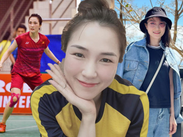 Vẻ đẹp thể thao vượt chuẩn của tay vợt nữ quê Bắc Giang lập kỷ lục tại giải vô địch thế giới