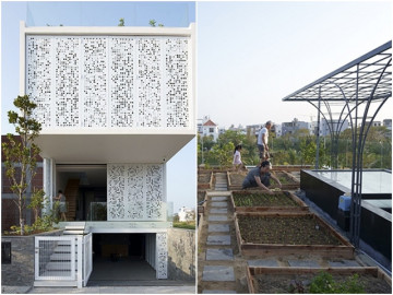 Căn nhà có vườn rau trên cao ấn tượng của cặp vợ chồng cao tuổi ở Đà Nẵng