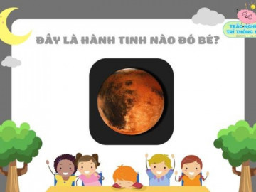 Đố vui IQ cho bé: Nhận biết các hành tinh trong hệ Mặt trời