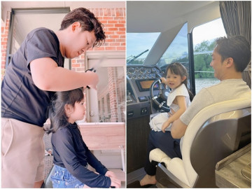 2 ông bố hot nhất showbiz Việt Trường Giang, Cường Đôla sắp có con thứ 2 vẫn chăm con gái đầu lòng quá tỉ mỉ
