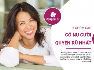 5 chòm sao sở hữu nụ cười quyến rũ nhất