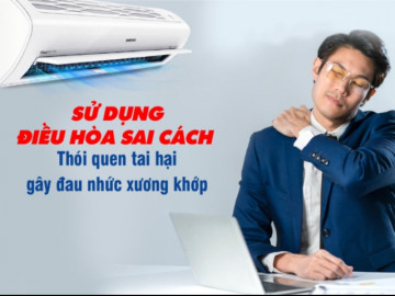 Sử dụng điều hòa sai cách - Thói quen tai hại gây đau nhức xương khớp