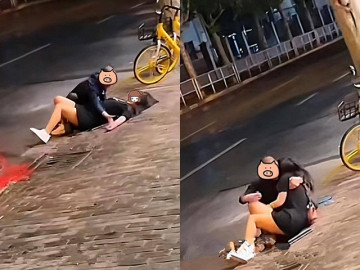 Đêm khuya vợ vẫn chưa về, chồng ra tận đường đợi, nào ngờ chứng kiến kẻ thứ ba đè lên vợ mình