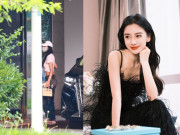 Sao quốc tế - Giữa ồn ào có bạn trai mới, Angelababy lộ diện, hành động bất ngờ dành cho phóng viên gây sốt