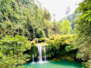 Chiêm ngưỡng thác Chiềng Khoa đẹp "hút hồn" ở Mộc Châu