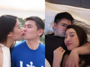 HH Đỗ Mỹ Linh khoe ảnh "khóa môi" cùng "chủ tịch nghìn tỷ", lộ khoảnh khắc được chồng "thơm vào bụng"