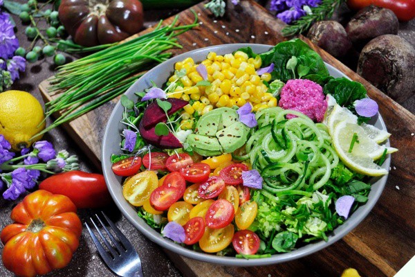 Salas Rau 6 cách làm salad rau xà lách, cải bắp và rau củ ngon, giảm cân cực tốt