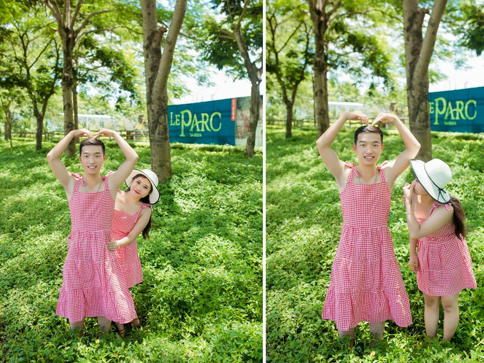 cap doi chup anh cuoi sieu "lay": co dau chu re deu... mac vay! - 4