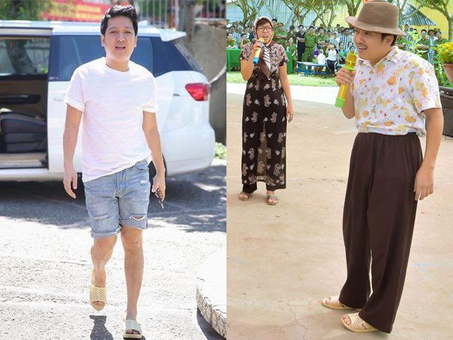 Tặng ô tô tiền tỷ cho Nhã Phương nhưng Trường Giang chỉ thích dép tổ ong