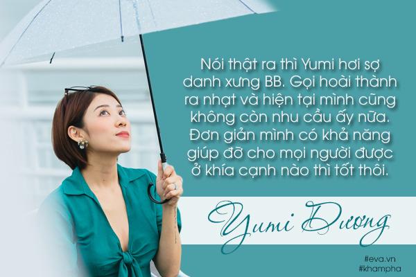 yumi duong: "tung bi che gan do vi bo nghe mc, di lam... beauty blogger" - 6