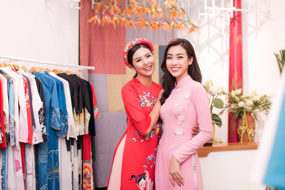 loat thi sinh hoa hau viet nam 2018 chon ao dai de tham du "nguoi dep nhan ai" - 13