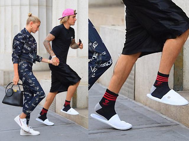 Hết quần tụt giờ lại đi dép ngủ ra đường, Justin Bieber là ngôi sao ăn mặc bất chấp nhất!