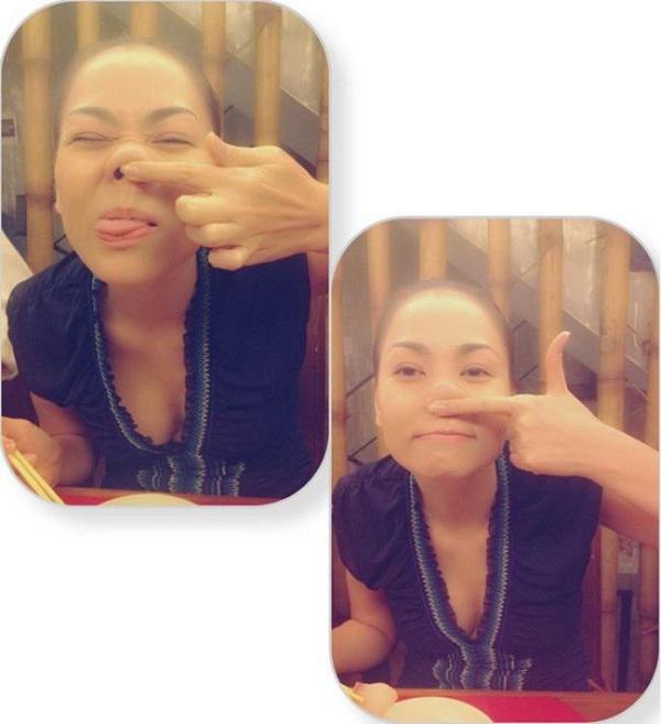 thu minh nghi dung "dao keo" khi xuat hien voi chiec mui khac la - 3