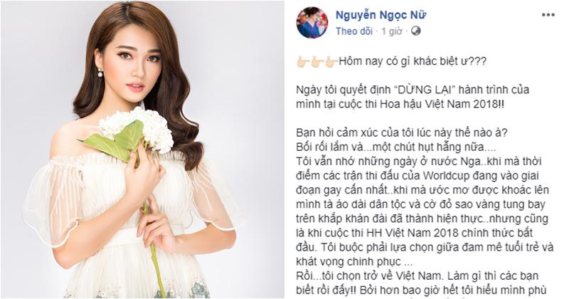 thi sinh tiem nang nhat bat ngo rut lui khoi hoa hau viet nam 2018 - 3