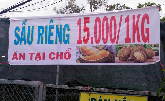 thuc hu ve “sau rieng an tra hat" gia 15.000 dong/kg - 1