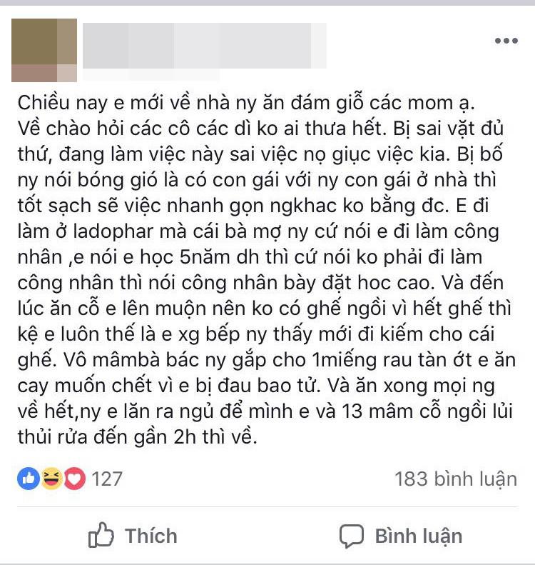 an gio nha ban trai, co gai lam du viec, rua 13 mam bat van bi che bai, ghe lanh - 1
