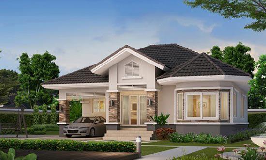 Tư vấn thiết kế mẫu nhà cấp 4 3 phòng ngủ 1 phòng thờ cho gia đình đông người - 10