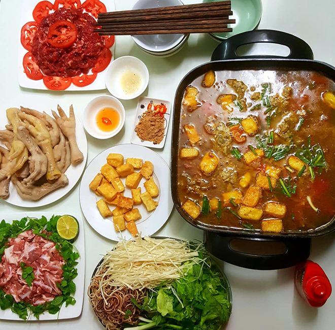me dam khoe nhung bua an hap dan cho "ngay chan com cha biet an gi" - 10