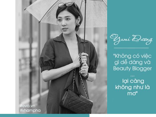 yumi duong: "tung bi che gan do vi bo nghe mc, di lam... beauty blogger" - 7