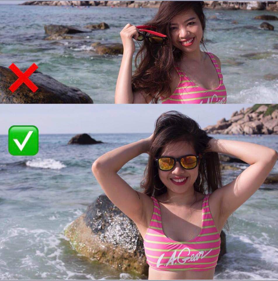 co gai cao 1m52 chia se cach chup anh giau bung mo, dui to khien chi em than phuc - 4
