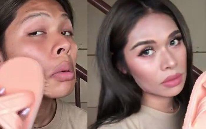 bat chap nam va ro mun, gai thai cho ra doi clip trang diem bang... dep lao day sang tao - 1