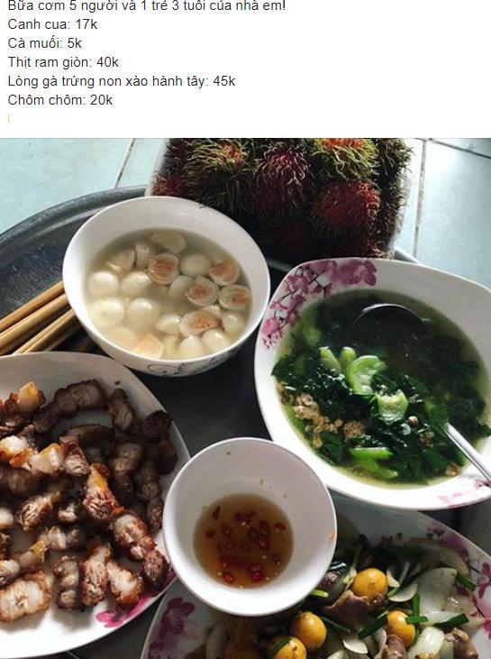 khoe mam com 127 nghin 6 nguoi, me tre bi che toi tap vi "an vay nhanh mua nha lam" - 1