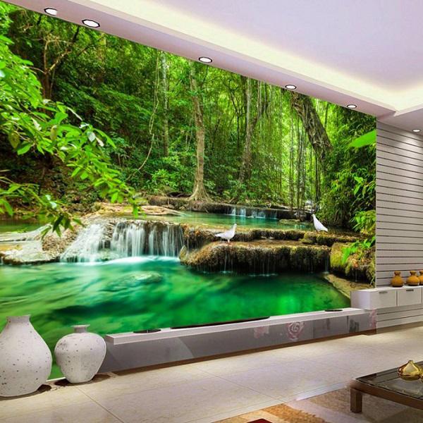 Trang trí nhà đẹp lại không tốn nhiều chi phí với những mẫu tranh 3D phòng khách sống động - 3