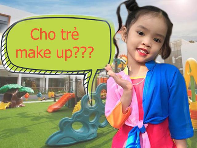 tre em tap tanh make up: tai khong doi tuoi hay noi lo so con "chin som" cua cha me? - 1
