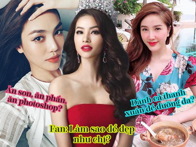 cung tra loi "lam sao de dep": lan khue duoc khen, pham huong gap phan ung - 1