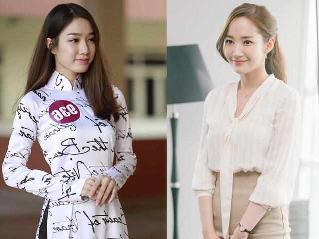 hhvn 2018: xuat hien ban sao hoan hao cua "thu ky kim", vong eo be hon ca ngoc trinh - 4