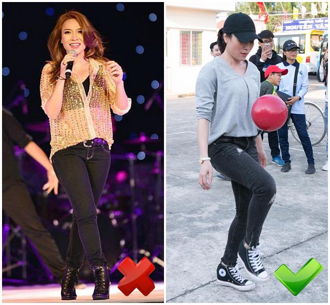 giup my tam chon quan jeans de chan bot ngan, dui bot to - 9