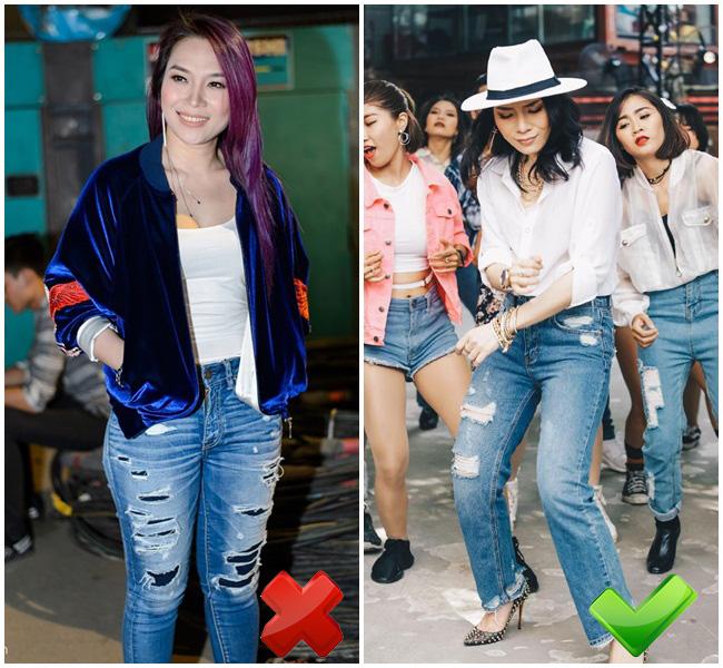 giup my tam chon quan jeans de chan bot ngan, dui bot to - 7