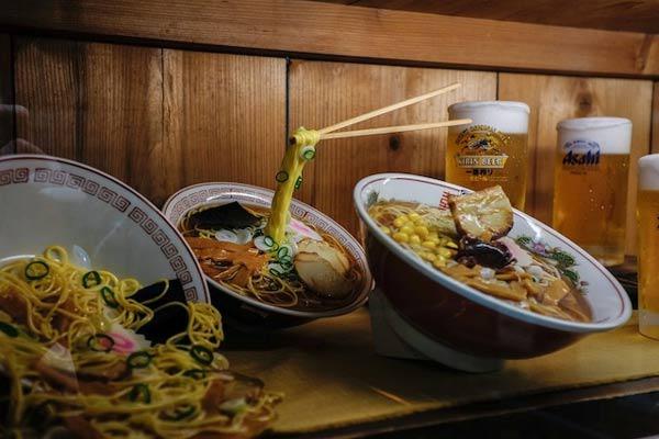 ngoi lang xep day do an nhung chang co mui huong, toi gan ai nay moi nga ngua - 12